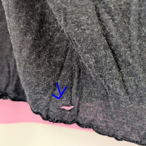 Allsaints Dita Top Marled Black Raw Edge Angora Grunge Witchy Whimsigoth Goth 4 - Picture 15 of 16